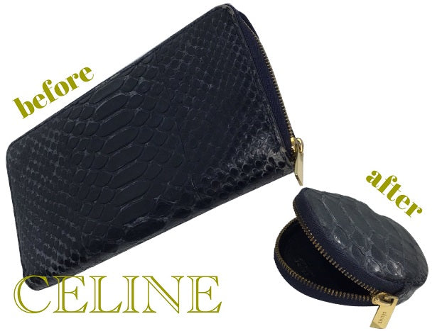 CELINE(セリーヌ) 長財布 パイソン リメイク～コインケース～ – REPRO-PARK