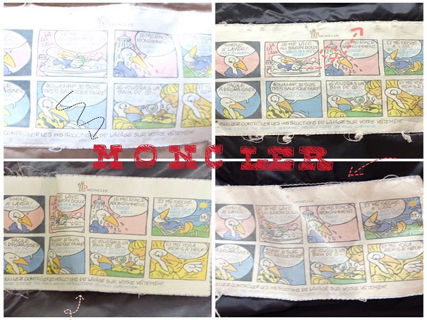 超美品！モンクレール アニメタグ コミックタグ Moncler③ MONCLER コミックタグほつれていませんか？ – REPRO-PARK