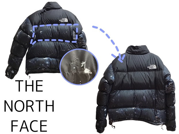 THE NORTH FACE（ノースフェイス）　柄物ダウン　カスタム修理