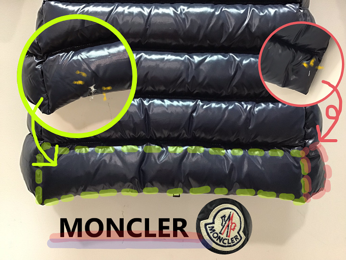 Moncler(モンクレール) 破れの修理