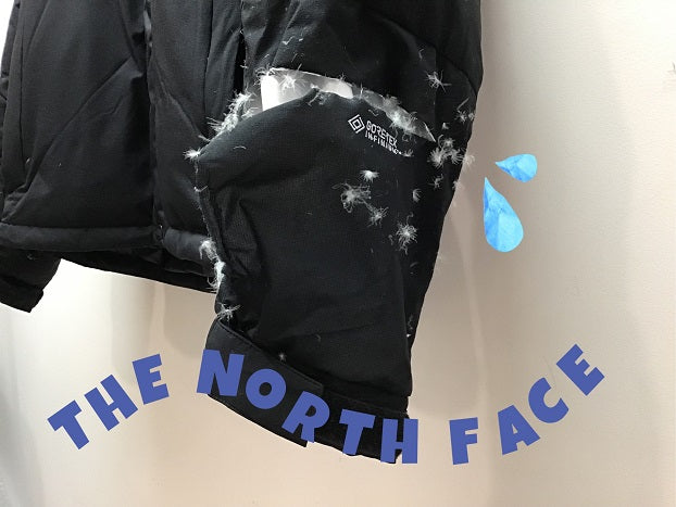 THE NORTH FACE(ノースフェイス）生地破れ　ロゴもお直し！