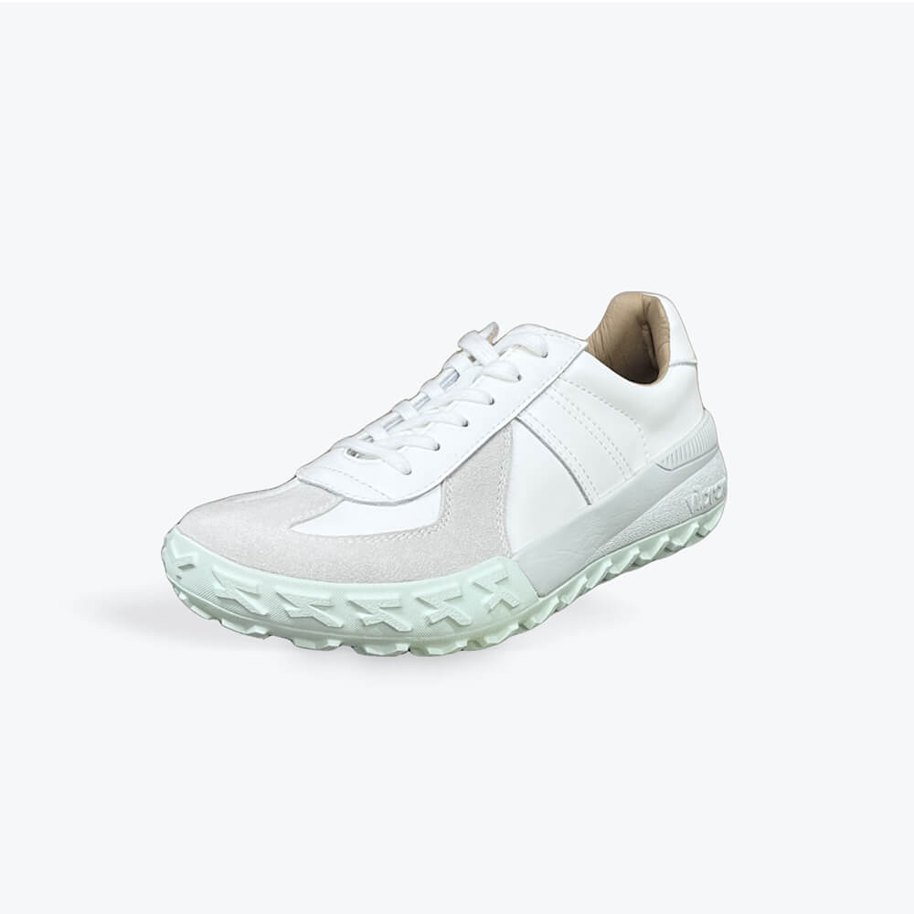 Germantrainer-RECYCLE LEATHER-White [VIBRAM STERRATO MINT-Sole] ジャーマントレーナー